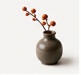 灰釉小花器